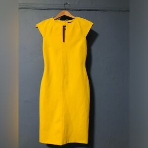 Zara yellow dress